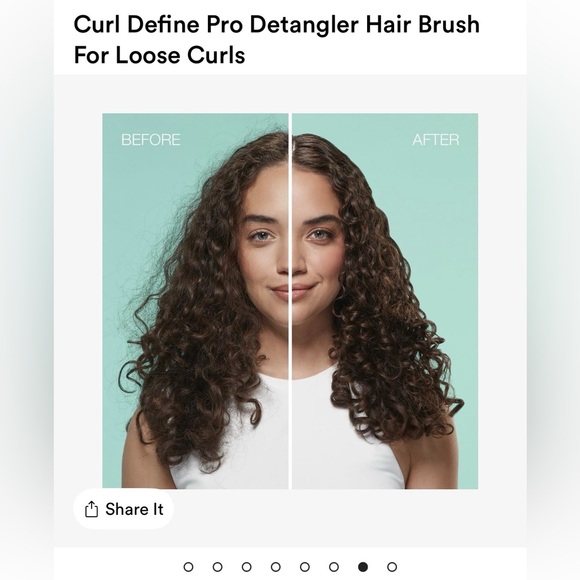 NWT - Conair Curl Define Pro Detangler Hair Brush (Large) - Picture 7 of 8